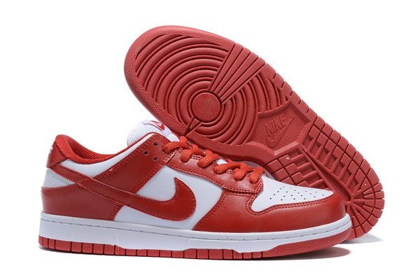 Women's Dunk Low SB Red/White Shoes 185